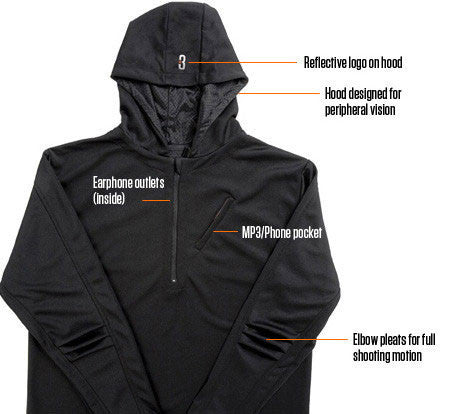 HOODIE - Cold Weather Hooded Warm-Up Top