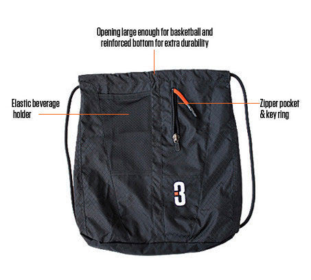 SAK LT - Lightweight Basketball Gear Bag Black