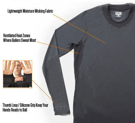 YOUTH SHOOTAROUND - Long Sleeve Shooting Shirt