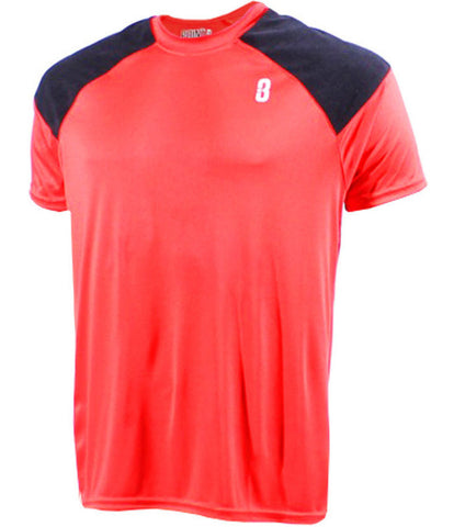 SNYPER - Short Sleeve Shooting Shirt with DRYV® Red/Black