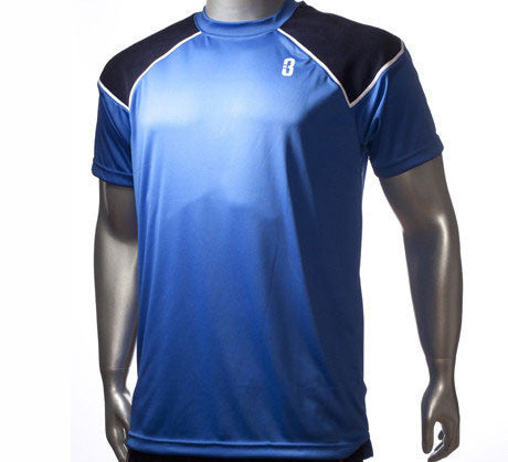 SNYPER - Short Sleeve Shooting Shirt with DRYV® Blue/Black