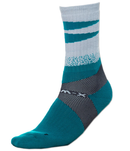 X-Wrap Basketball Socks Aqua